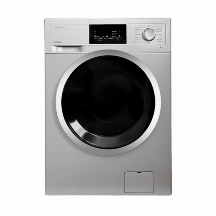 ماشین لباسشویی دوو DWK-CH840S نقره ای 8 کیلویی سری کاریزما