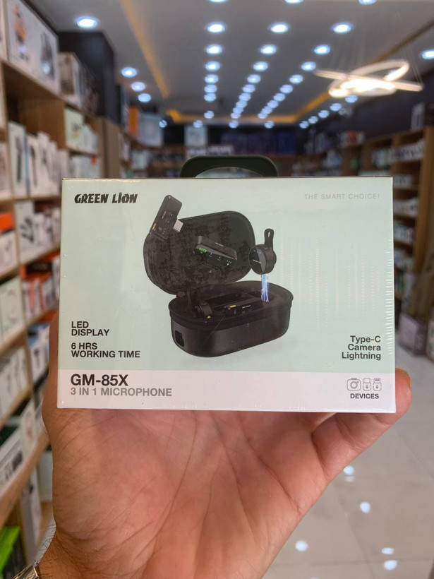 میکروفون بیسیم یقهای گرین لاین مدل GM-85X