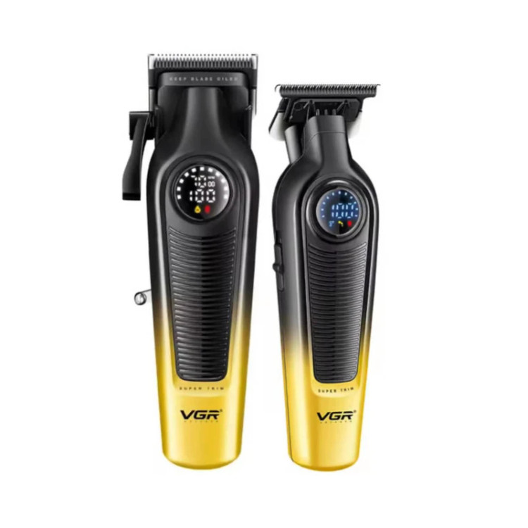ست ماشین اصلاح وی جی آر مدل V-196 و V-996 (رنگ رندوم)