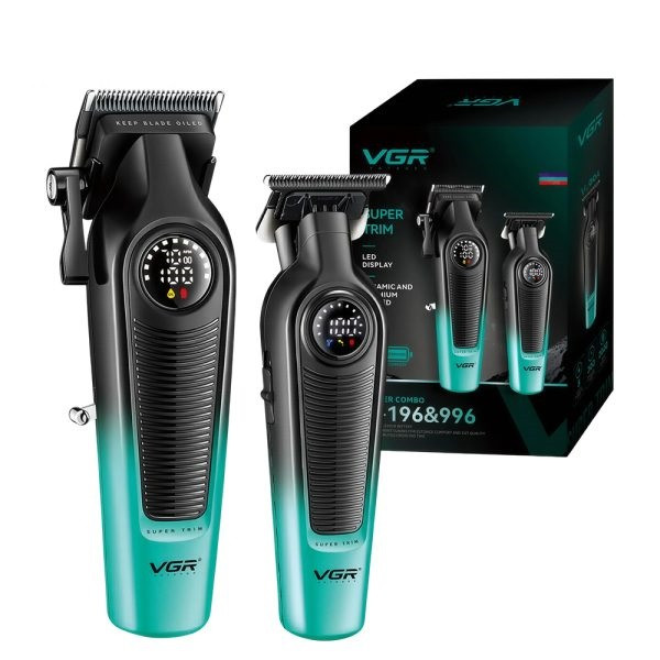 ست ماشین اصلاح وی جی آر مدل V-196 و V-996 (رنگ رندوم)