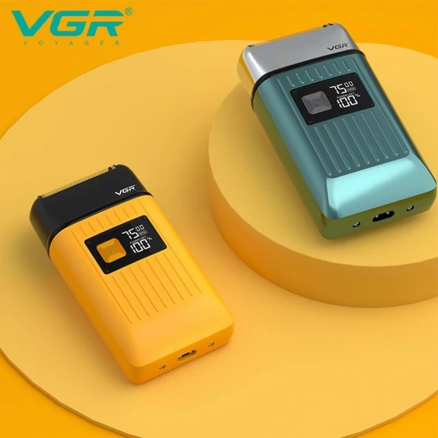ماشین اصلاح وی جی آر مدل V-357 با تیغه تیتانیوم و ضد آب (رنگ بصورت رندوم)