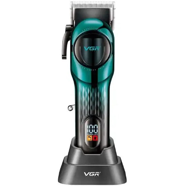 ماشین اصلاح وی جی آر مدل V-166 با برش مستقیم و تیغه استیل ضد زنگ (رنگ بصورت رندوم)