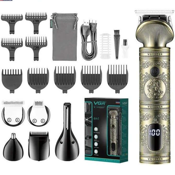 ماشین اصلاح وی جی آر مدل V-106 با تکنولوژی برش مستقیم و استیل ضد زنگ