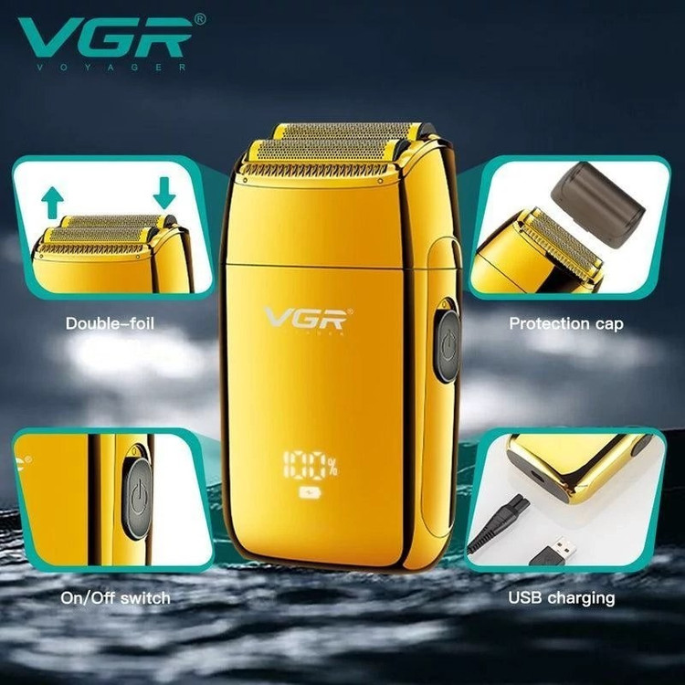 ماشین اصلاح وی جی آر مدل V-399 با تکنولوژی برش مستقیم و ضد آب